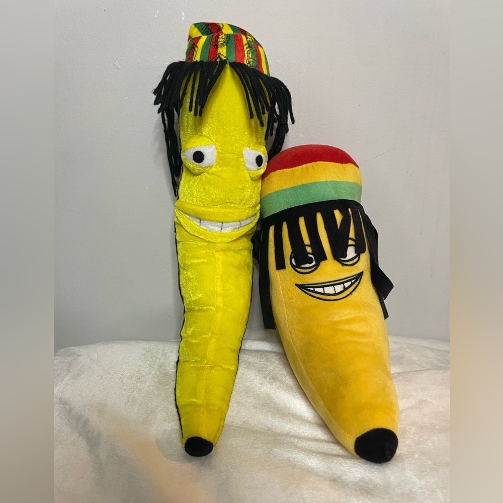Rasta Bananas Stuffed toys Set of 2 - Picture 3 of 7